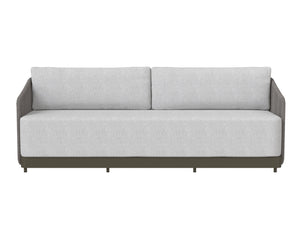 Sunpan Allariz Sofa - Modern Outdoor Elegance with Weather-Resistant Frame and Eco-Friendly Comfort Warm / Gracebay Light Grey