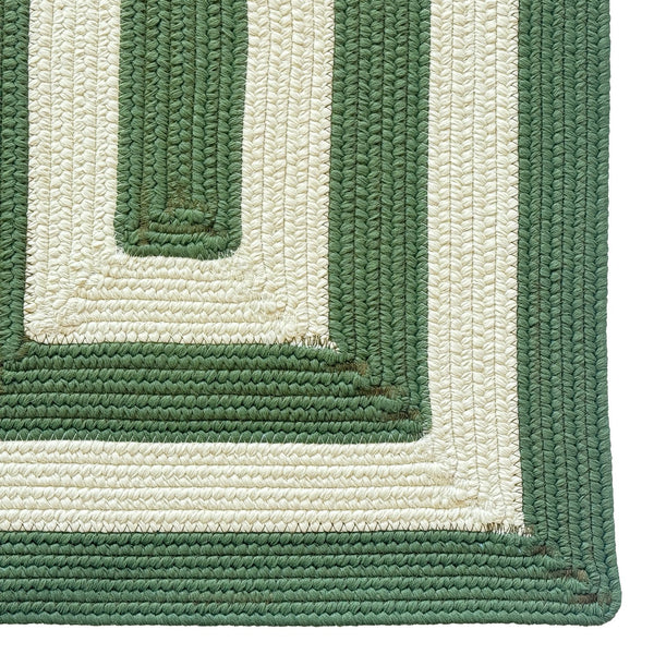 Capel Rugs Timeless Striped Rug - Versatile Indoor/Outdoor Décor For Modern Living Spaces And Patios Avocado, White 100% Polypropylene 0160qs00270048270
