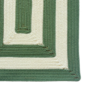 Capel Rugs Timeless Striped Rug - Versatile Indoor/Outdoor Décor For Modern Living Spaces And Patios Avocado, White 100% Polypropylene 0160qs07000900270