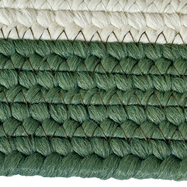 Capel Rugs Timeless Striped Rug - Versatile Indoor/Outdoor Décor For Modern Living Spaces And Patios Avocado, White 100% Polypropylene 0160qs07000900270