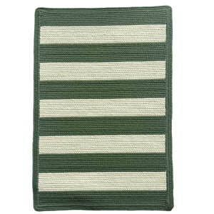 Capel Rugs Timeless Striped Rug - Versatile Indoor/Outdoor Décor For Modern Living Spaces And Patios Avocado, White 100% Polypropylene 0160xs08001100270