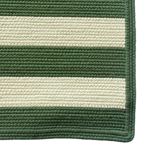 Capel Rugs Timeless Striped Rug - Versatile Indoor/Outdoor Décor For Modern Living Spaces And Patios Avocado, White 100% Polypropylene 0160xs08001100270