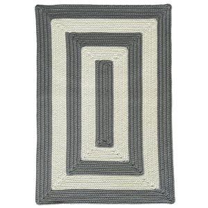 Capel Rugs Timeless Striped Rug - Versatile Indoor/Outdoor Décor For Modern Living Spaces And Patios Gray, White 100% Polypropylene 0160qs00270900330