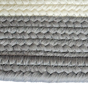 Capel Rugs Timeless Striped Rug - Versatile Indoor/Outdoor Décor For Modern Living Spaces And Patios Gray, White 100% Polypropylene 0160qs04000600330