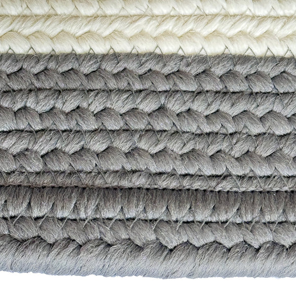 Capel Rugs Timeless Striped Rug - Versatile Indoor/Outdoor Décor For Modern Living Spaces And Patios Gray, White 100% Polypropylene 0160qs04000600330