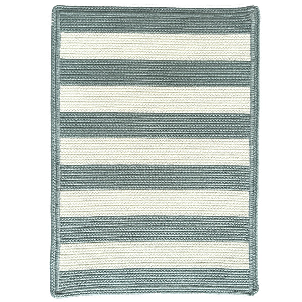 Capel Rugs Timeless Striped Rug - Versatile Indoor/Outdoor Décor For Modern Living Spaces And Patios Spa Blue, White 100% Polypropylene 0160xs00270048400