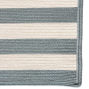 Capel Rugs Timeless Striped Rug - Versatile Indoor/Outdoor Décor For Modern Living Spaces And Patios Spa Blue, White 100% Polypropylene 0160xs00270048400