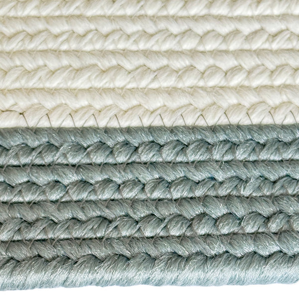 Capel Rugs Timeless Striped Rug - Versatile Indoor/Outdoor Décor For Modern Living Spaces And Patios Spa Blue, White 100% Polypropylene 0160xs05060506400