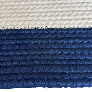 Capel Rugs Timeless Striped Rug - Versatile Indoor/Outdoor Décor For Modern Living Spaces And Patios Navy, White 100% Polypropylene 0160xs11041404480