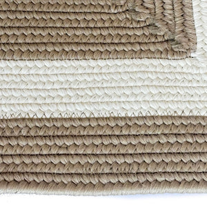 Capel Rugs Timeless Striped Rug - Versatile Indoor/Outdoor Décor For Modern Living Spaces And Patios Camel, White 100% Polypropylene 0160qs00200030700