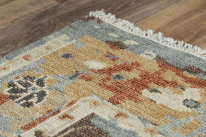 Alora Decor Abby Hand-Knotted Wool Rug With Persian Palace Motifs, Hand-Spun Nz Wool, Soft Lustrous Patina 9' x 12' 016016101DR000912