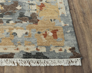 Alora Decor Abby Hand-Knotted Wool Rug With Persian Palace Motifs, Hand-Spun Nz Wool, Soft Lustrous Patina 9' x 12' 016016101DR000912