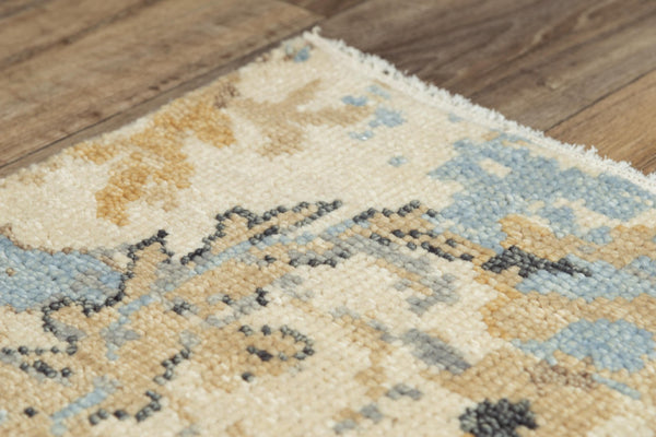 Alora Decor Abby Hand-Knotted 100% Hand-Spun Wool Rug With Persian Motifs, Neutral Palette, Luxe Softness 10' x 14' 01601610200041014