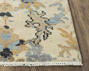 Alora Decor Abby Hand-Knotted 100% Hand-Spun Wool Rug With Persian Motifs, Neutral Palette, Luxe Softness 10' x 14' 01601610200041014