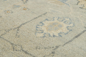 Alora Decor Abby Hand-Knotted Beige Wool Rug With Aged Patina, Hand-Spun New Zealand Wool Comfort And Classic Appeal 10' x 14' 01601610500041014