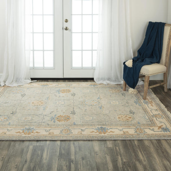 Alora Decor Abby Hand-Knotted Beige Wool Rug With Aged Patina, Hand-Spun New Zealand Wool Comfort And Classic Appeal 10' x 14' 01601610500041014
