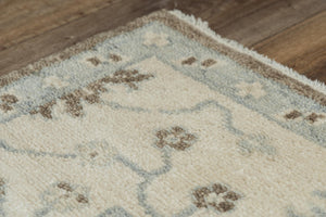 Alora Decor Abby Hand-Knotted 100% Hand-Spun Wool Rug With Timeless Persian Floral Motif In Soft Neutral Tones 10' x 14' 01601611000121014