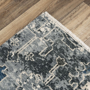 Alora Decor Abby Hand-Knotted Gray Wool Rug With Plush Hand-Spun Pile, Artisanal Finish And Timeless Elegance 6' x 9' 01601611233540609