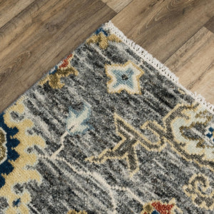 Alora Decor Abby Hand-Knotted Gray Wool Rug, Hand-Spun Artisanal Weave With Soft Sheared Pile And Durable Edge 9' x 12' 01601611355540912