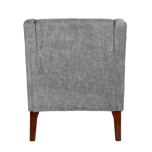 Crestview Collection Modern Indigo Accent Chair - Stylish Comfort For Your Living Room With Sturdy Legs And Plush Cushion Gray Polyester Evfzr4351ogry