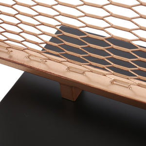 English Elm Christopher Knight Home® - STEEL Screen Divider Iron Room Partition – Gold Brushed Brown Mesh Panel, Modern Free-Standing Accent (33.5x32.5) 67262.00