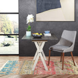 OSP Home Furnishings Kristen Flip Top Table Charcoal