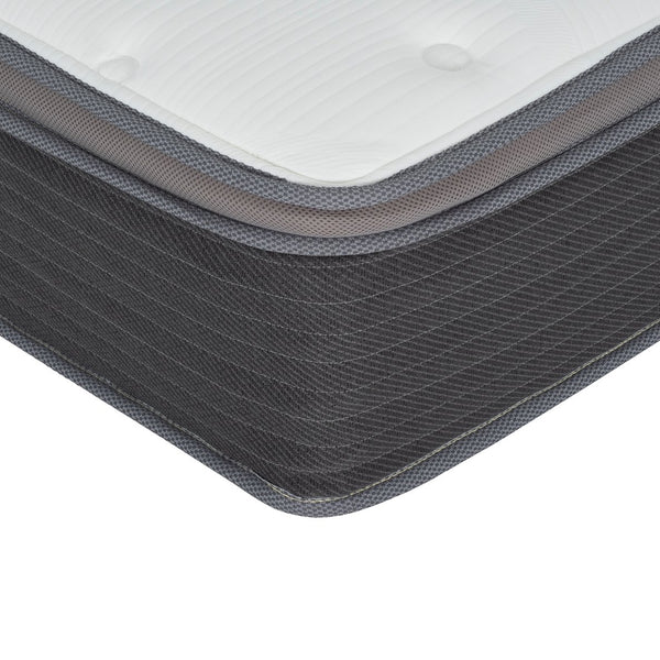 English Elm 12 King Size Pocket Spring Hybrid Mattress - 12in Plush Euro Top Gel Memory Foam, Cooling Support, Bed-in-a-Box B011P213343