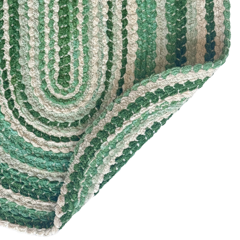 Capel Rugs Crafted Cotton Chenille Rugs – Soft, Plush Texture With Durable Wool-blend For Modern Rustic Charm Meadow, White 88% Cotton,12% Wool 0165vs08001100240