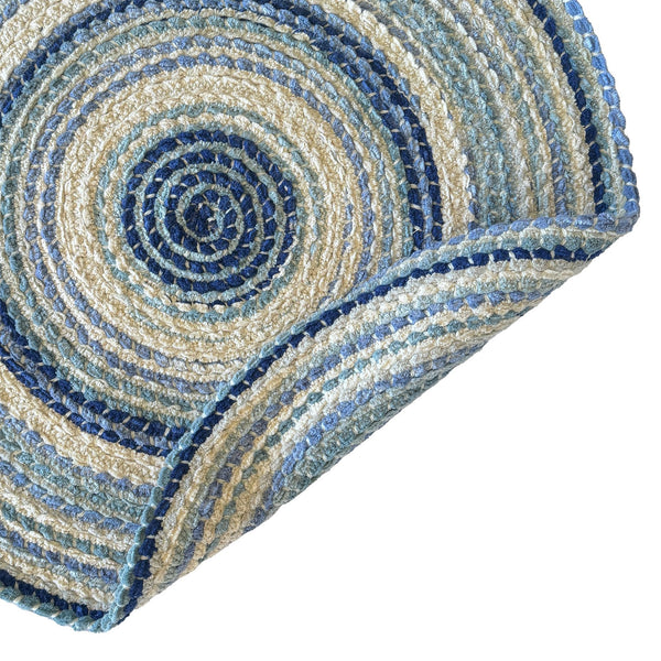 Capel Rugs Crafted Cotton Chenille Rugs – Soft, Plush Texture With Durable Wool-blend For Modern Rustic Charm Seafoam, Teal 88% Cotton,12% Wool 0165cs0015425