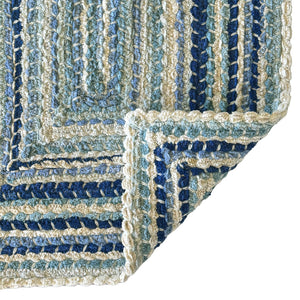 Capel Rugs Crafted Cotton Chenille Rugs – Soft, Plush Texture With Durable Wool-blend For Modern Rustic Charm Seafoam, Teal 88% Cotton,12% Wool 0165qs00240036425