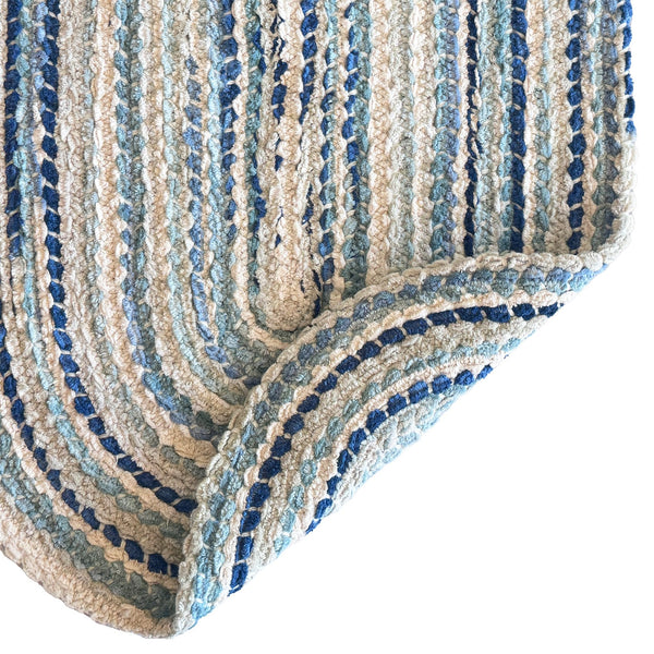 Capel Rugs Crafted Cotton Chenille Rugs – Soft, Plush Texture With Durable Wool-blend For Modern Rustic Charm Seafoam, Teal 88% Cotton,12% Wool 0165vs00240800425