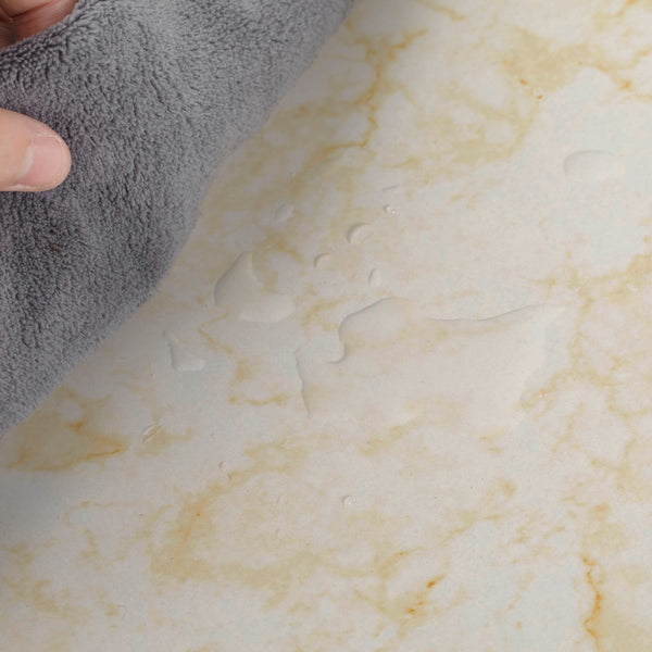 English Elm K&K Fluted Kitchen Island with Extendable Dining Table, Art Deco Mid-Century Design, Built-In Power Hub, Gold Handle Natural N707S000018Y