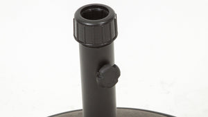 English Elm Christopher Knight Home® - UM-HOLDER Concrete 66 lb Umbrella Base Brown with Iron Support Pole, Fits Up to 10ft Umbrellas, Durable 54793.00BRN
