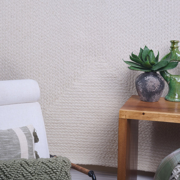 Capel Rugs Terra Harvest Handcrafted Jute Rug - Eco-friendly, Durable, And Soft Textured For Timeless Style Bleached, Ivory 100% Jute 0170qs00360036600