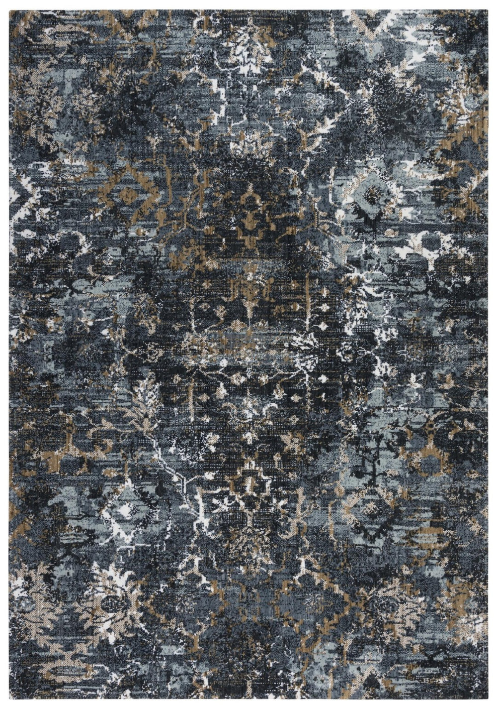 Alora Decor Elect Abstract Rug — Eco 100% Recycled Polyester, Power-Loomed Abstract Contrast For Modern Rooms 8' x 10' 01701710200160810