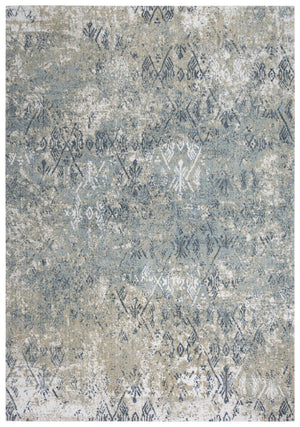 Alora Decor Elect Modern Gray Rug With Distressed Geometric Motif, Eco-Friendly Recycled Polyester, Durable Finish 10' x 13' 01701710300370113