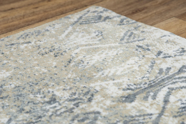 Alora Decor Elect Modern Gray Rug With Distressed Geometric Motif, Eco-Friendly Recycled Polyester, Durable Finish 10' x 13' 01701710300370113