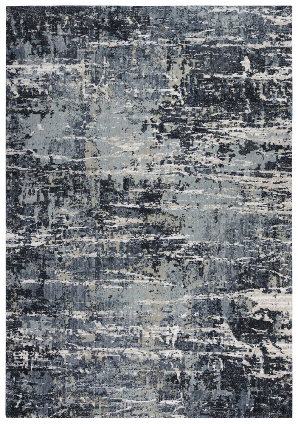 Alora Decor Elect Gray Runner Rug 2'6"X8' — Eco 100% Recycled Polyester, Durable Fade‑Resistant Modern Hallway Accent 01701710400332608