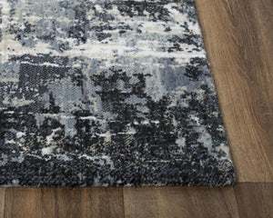 Alora Decor Elect Gray Runner Rug 2'6"X8' — Eco 100% Recycled Polyester, Durable Fade‑Resistant Modern Hallway Accent 01701710400332608