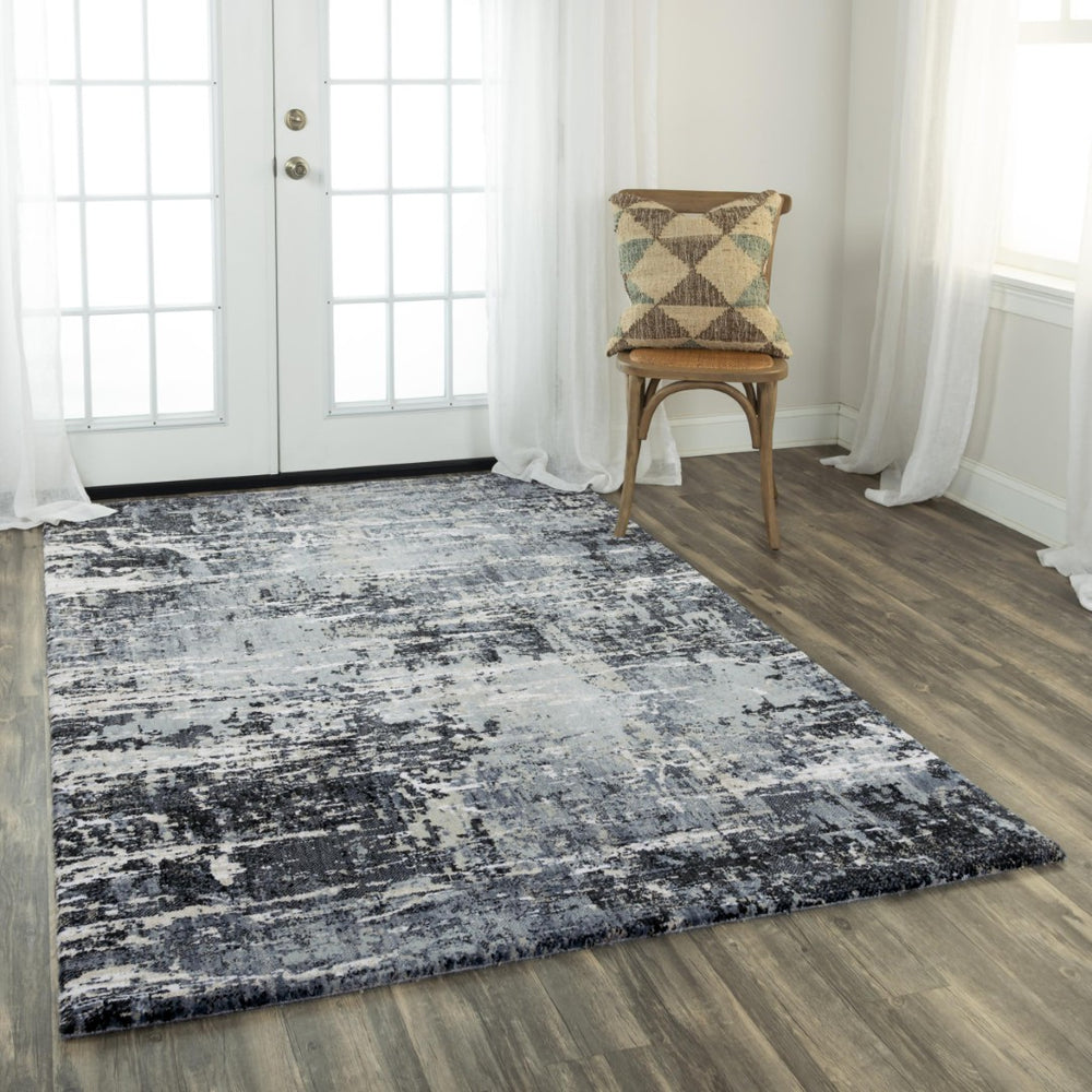 Alora Decor Elect Gray Runner Rug 2'6"X8' — Eco 100% Recycled Polyester, Durable Fade‑Resistant Modern Hallway Accent 01701710400332608