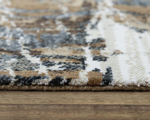 Alora Decor Elect Eco-Friendly Abstract Rug With Plush Recycled Polyester Pile, Power-Loomed, Hand-Finished Modern Centerpiece 10' x 13' 01701710500120113