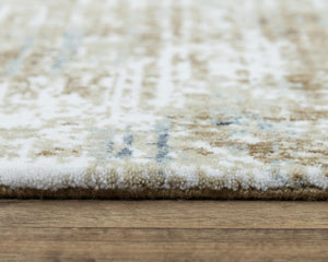 Alora Decor Elect Abstract Runner Rug 2'6"X8' - Recycled Polyester Ombré Crosshatch, Durable Soft Pile, Eco-Friendly 01701710800042608