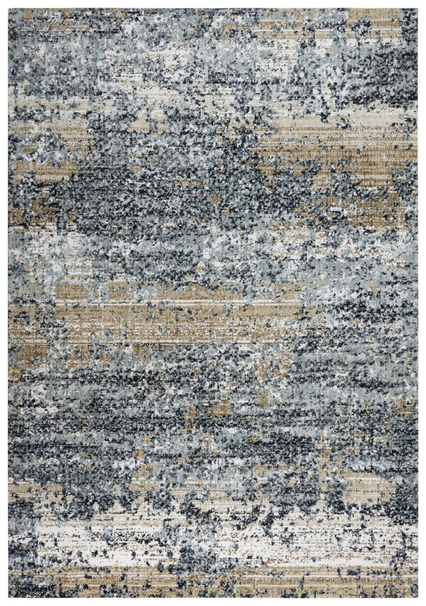 Alora Decor Elect Abstract Rug — Eco-Friendly Recycled Polyester, Neutral Painterly Palette, Durable Power-Serge Edges 9' x 12' 01701710900460912