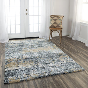 Alora Decor Elect Abstract Rug — Eco-Friendly Recycled Polyester, Neutral Painterly Palette, Durable Power-Serge Edges 9' x 12' 01701710900460912