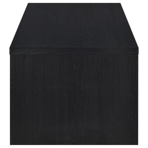 English Elm Fletcher Lacquered High Gloss Coffee Table with Open Shelf for Modern Living Rooms B062P447736