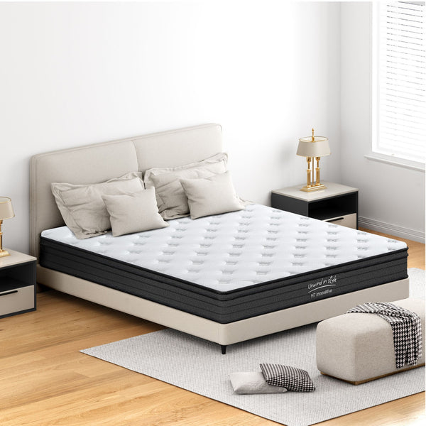 English Elm King Size Mattress - 10-Inch Hybrid Design With Cooling Gel Foam & Innerspring For Ultimate Comfort W2889P310470