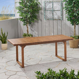 Christopher Knight Home® Noble House Outdoor Expandable Acacia Wood Dining Table, Brown Patina