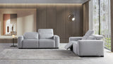 VIG Furniture Divani Casa Bode - Modern Grey Fabric Sofa with 2 Recliners VGMB-R211-P1-SOFA-M31