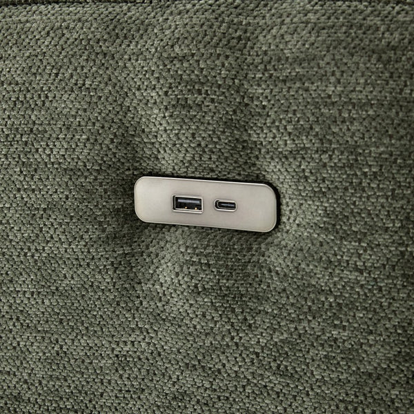 English Elm Modern Modular Sectional Sofa With Usb Ports, Movable Ottoman, And Pillows – Perfect For Living Rooms! N719S002050F