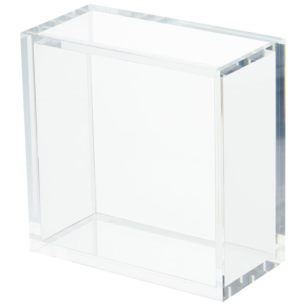 Square Acrylic Pedestal Clear 01834 Cyan Design